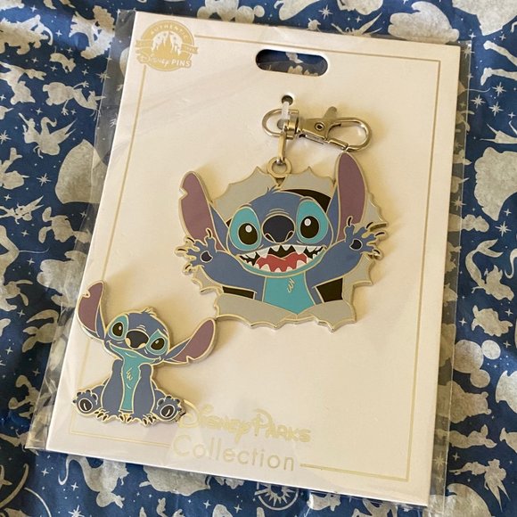 Disney Other - NWT Stitch Medal & Pin